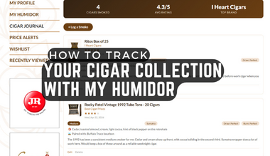 How to Track Your Cigar Collection With My Humidor
