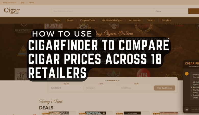 How to Use CigarFinder to Compare Cigar Prices Across 19 Retailers