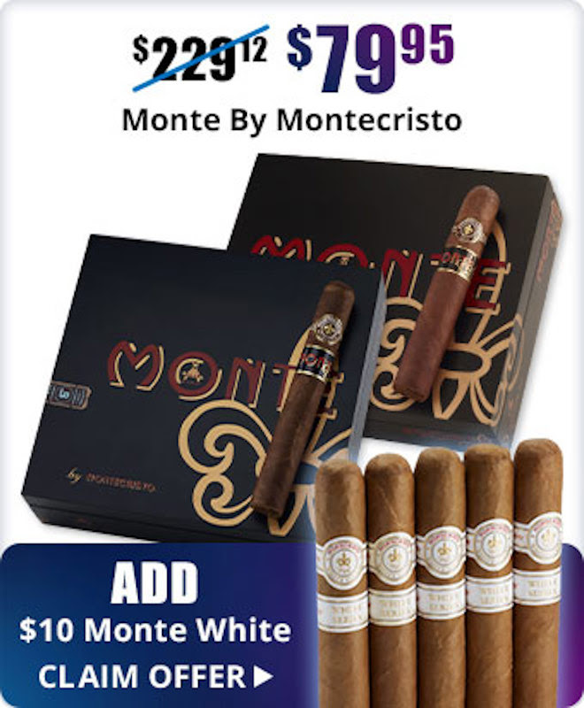 Montecristo Doorbuster: $79.95 a box + 5 Toro Upgrade!