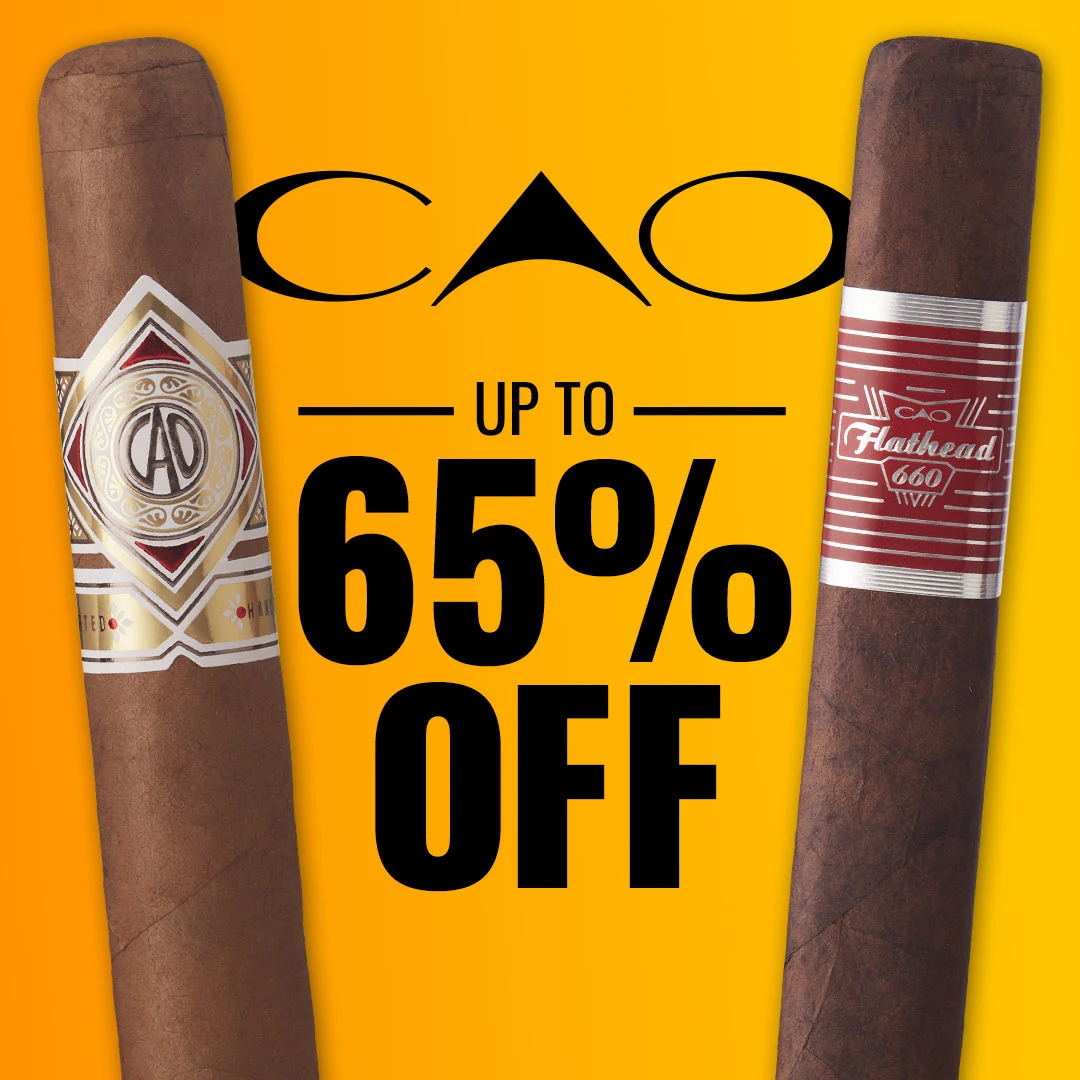 CAO SALE-A-THON: 120+ of the best selling cigars from CAO, up to 65% OFF - only a limited time!