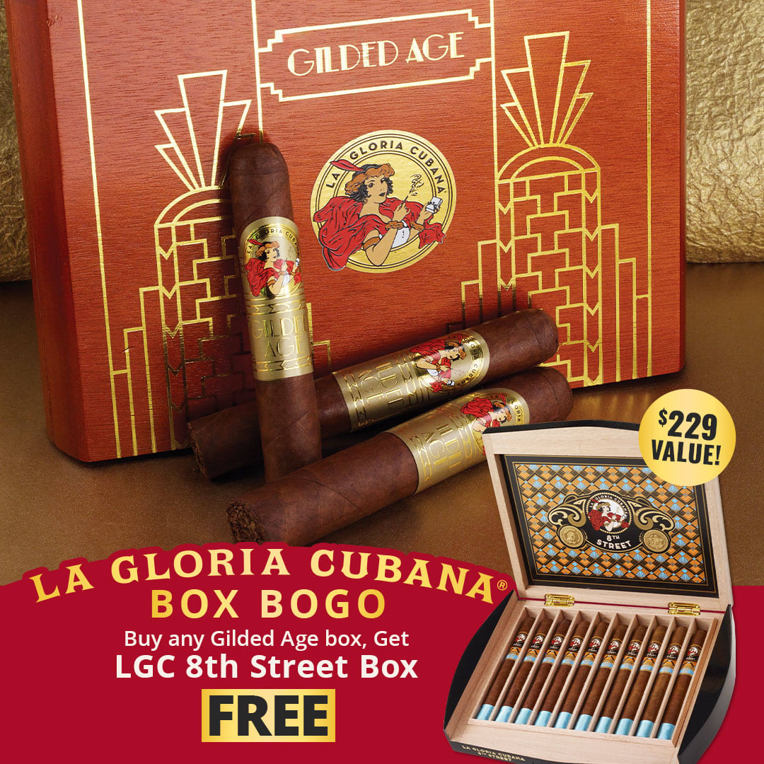Lowest Price Available on La Gloria Cubana 8th St. Cigar boxes - Only $49.95! Limited Time - ONLY at Famous Cigars