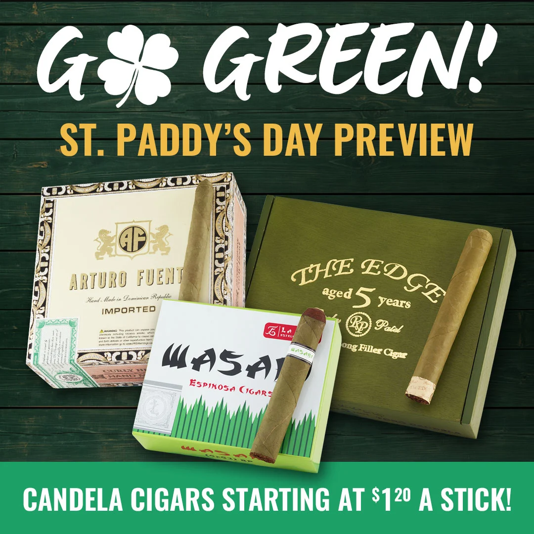 Best GREEN Cigars to Smoke for St. Paddy's Day! Shop now to get your favorite Green cigars in time to celebrate.