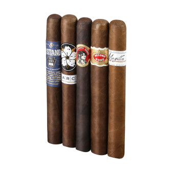 Prime Time Nicaraguan Boutique 5-Cigar Corona Sampler for $25.00+ free shipping with use of coupon code:CFSTIME5