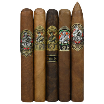 Gurkha 5-Star 90+ Rated Natural Sampler #1 for $22.00+ free shipping with use of coupon code