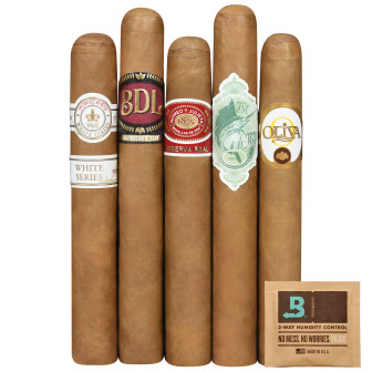 Johnny Mellow 5-Star Mild 5-Cigar Collection for $24.00+ free shipping with use of coupon code:CFJM5.