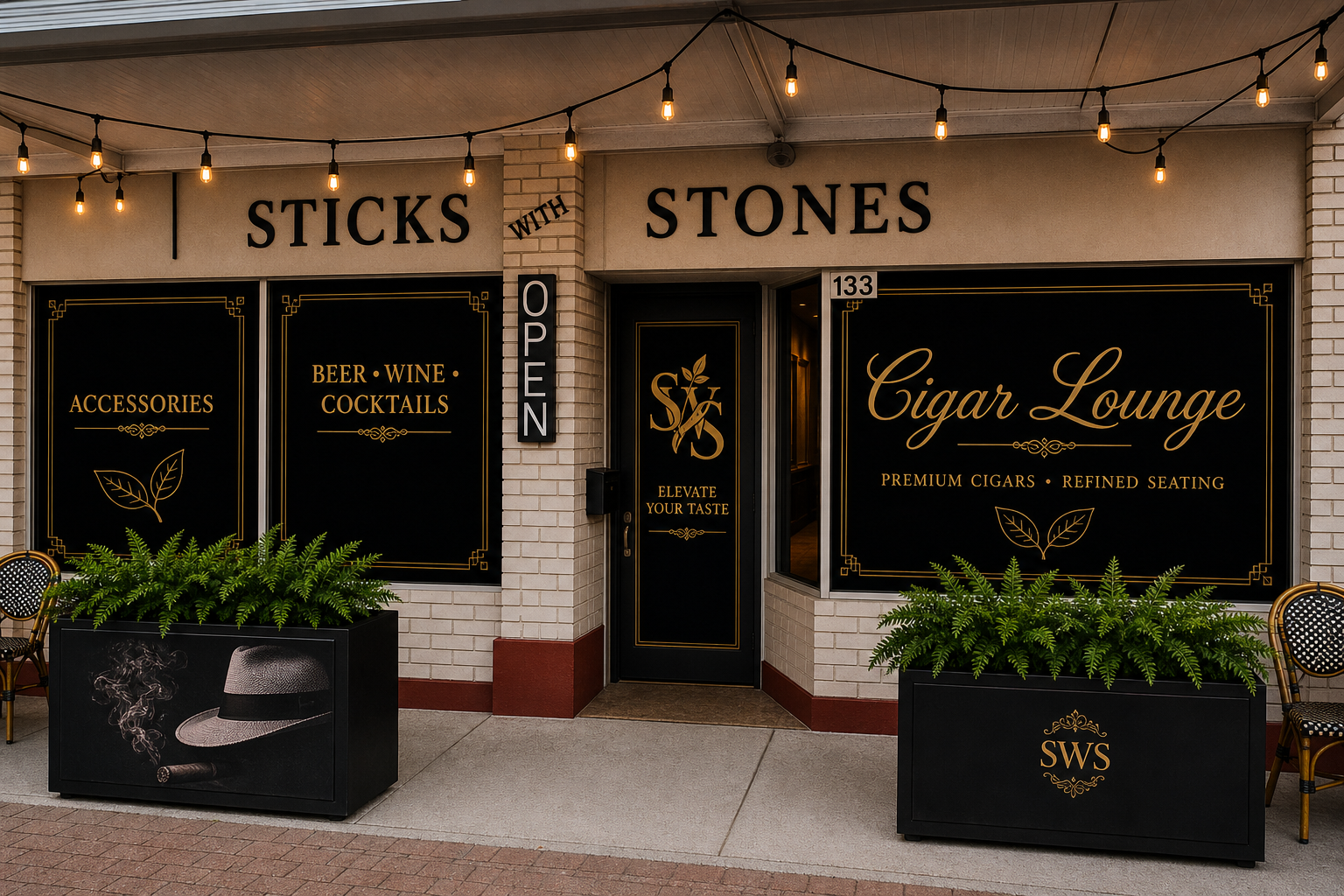 Sticks With Stones Elegant Cigar Lounge